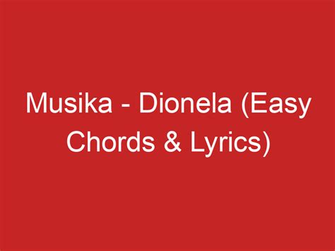 sugal dionela chords|Musika .